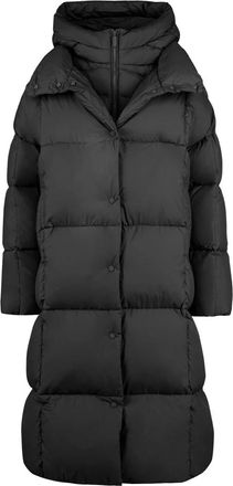 Bomboogie Chaqueta larga de plum&oacute;n semi-mate - Coats - Mujer - Negro - XS