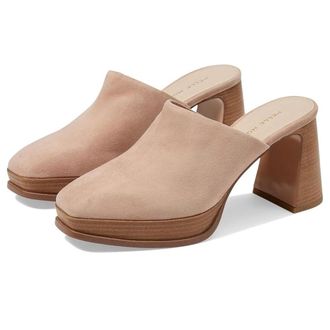 Pelle Moda Pelle Moda Dilani Mule Womens Blush Leather Platform Sandals HTAT1117