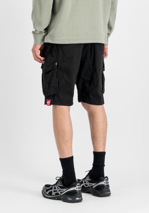 Alpha Industries Shorts ALPHA INDUSTRIES Cotton Twill Jogger Short, Herren, Gr. XXL, Normalgr&ouml;ssen, schwarz, Obermaterial: 98% Baumwolle, 2% Elastan, Hosen Shorts