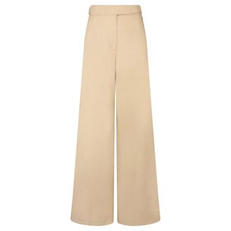 JOSH V Wide Trousers, female, Brown, Size: 2XL Regina Wide Trousers