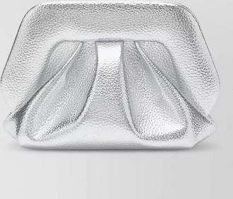 Themoir&egrave; metallic textured clutch bag evening style