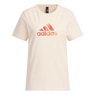adidas (WMNS) adidas Badge Of Sport T-Shirt Asia Sizing Beige HY2888