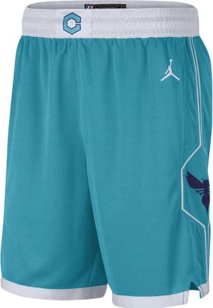 Nike Jordan Air Jordan Hornets Icon Edition 2020 NBA Swingman Shorts Teal White CN8083-443