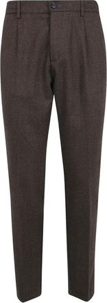 Cruna Slim-fit Broeken - Heren - Slim Fit Broeken - Bruin - 2XL - Broeken