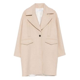 Iro Flap-pocket Buttoned-up Coat