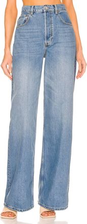 Boyish The Jovi Relaxed Straight Wide Leg Jeans In Rio Bravo