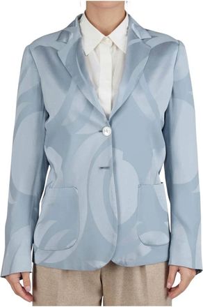 Kiton Mujer, Chaquetas, Azul, Talla: S