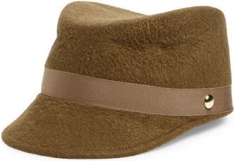 Gigi Burris Millinery Samira Rabbit Hair Felt Hat in Pecan at Nordstrom, Size Medium
