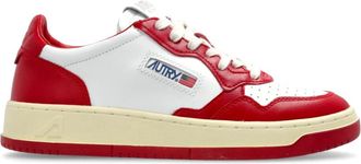 Autry Sportschoenen Medalist Low - Heren - Sneakers - Rood - 45 EU - Leer - Schoenen