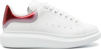 Alexander McQueen Oversized leather sneakers - men - Rubber/Calf Leather/Calf Leather - 46 - White