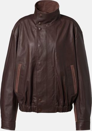 Christophe Lemaire Leather blouson jacket
