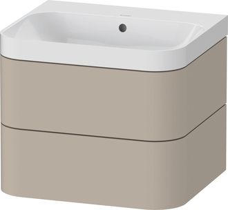 Duravit Set C-bonded Duravit Happy D.2 Plus Suspendido, 575x490mm, 2