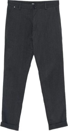 HUGO BOSS Suit Broeken - Heren - Nette broeken - Grijs - W40 - Broeken