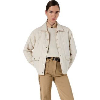 Gerard Darel Pheona Reversible Jacket in Natural at Nordstrom, Size X-Large