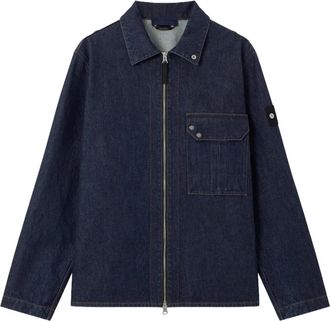 Stone Island Shirts - Heren - Zomerjassen - Blauw - XL - Jassen