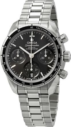 Omega Pre-owned Omega Speedmaster Chronograph Automatic Black Dial Mens Watch 324.30.38.50.01.001