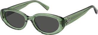 Tommy Hilfiger TH 2344/S 1ED/IR Womens Sunglasses Green Size 52