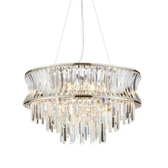 Netlighting Vittoria Pendant Crystal & Glass in Grey