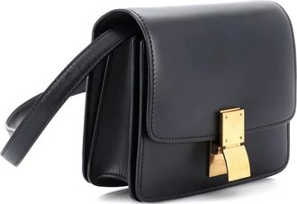 Celine Classic Box Bag Smooth Leather Small crossbody bag - Zwart