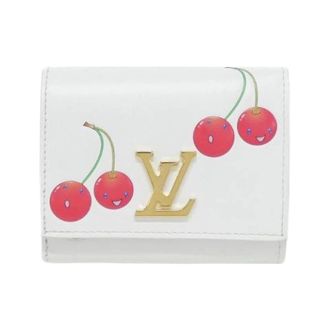 Louis Vuitton Pre-owned Wallets, male, White, Size: ONE SIZE Pre-owned Porte Feuille Capucines Tiny Cowhide Long Wallet