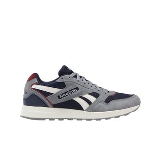 Reebok Men GL1000 Sneaker, Vector Navy/Chalk/Classic Burgundy, 4