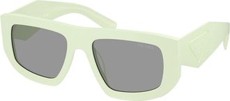 Prada PR D04SU 05K50Q Womens Sunglasses Green Size 53