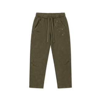 Freddy Pantaloni Sportivi da Donna con Strass Colorati