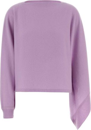 Jil Sander Lilac Wool Cape