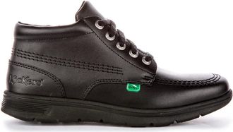 Kickers Sneakers, female, Black, 3 UK, Black Lace Hi Womens Shoe