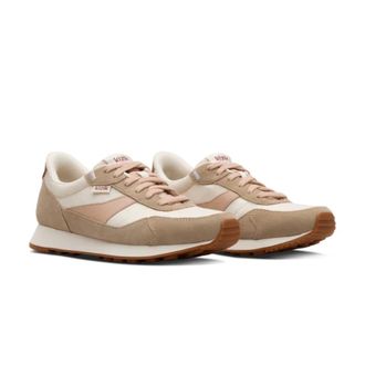 Kizik Siena Sneaker Women Pristine Taupe Leather Lifestyle Shoes ZOGG3865