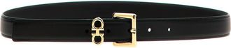 Ferragamo Black Gancini Belt