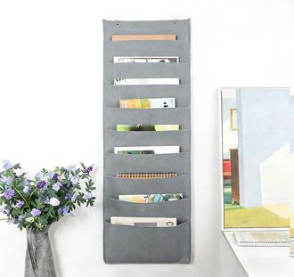 OEM Organizador De Archivos Mural Con M&uacute;ltiples Bolsillos, Fabricado En Tela No Tejida, Ideal Para Oficinas Y Hogares: Ahorra Espacio Y Facilita El Acceso