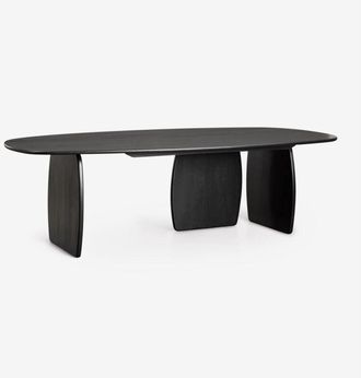 Sklum Sklum - Mesa De Comedor Ovalada 260x120 Cm En Madera De Mango Agathe