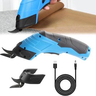 OEM Tijeras El&eacute;ctricas - 1 Cuchilla Reemplazable - Tijeras Inal&aacute;mbricas - Tijeras Para Tela - Cortador Universal - Cortador De Cart&oacute;n - Cortador Rotatorio