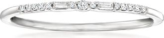RS Pure by Ross-Simons Diamond-Accented Ring in Sterling Silver