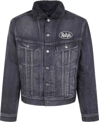 Polo Ralph Lauren Jassen, Heren, Zwart, S, Denim, Trucker Jacket