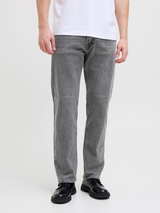 Jack & Jones Loose-fit-Jeans JACK & JONES JJICHRIS JJCLASSIC AM 676 LID NOOS, Herren, Gr. 29, L&auml;nge 32, grau (grau denim), Denim/Jeans, Obermaterial: 69% Baumwolle