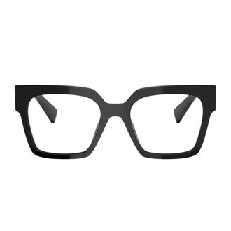 Miu Miu Glasses, unisex, Black, Size: 50 MM Mu04Uv Optical Frame