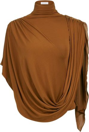 Nina Ricci Top a collo alto - Marrone
