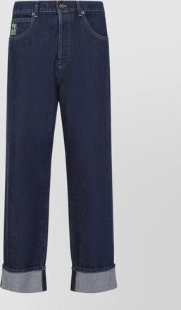 Marni trousers rolled cuffs belt loops pockets