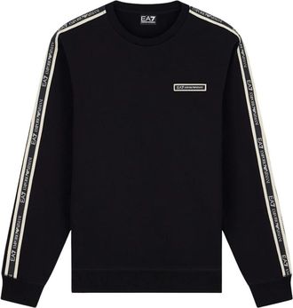 Emporio Armani Logo Series Sweatshirt - Heren - Sweatshirts - Zwart - 2XL - Katoen - Hoodies & sweatvesten