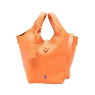 Ralph Lauren Bucket Bags, female, Orange, Size: ONE SIZE Bucket Bag