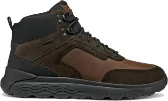 Geox U Spherica 4X4 B ABX - male - Geox - Lace-up Boots - Brown - 12 UK - Shoes
