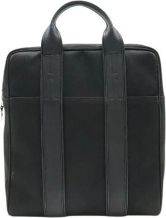 Herm&egrave;s Pre-owned Acapulco Rugzak 2Way Zwart Leer - Dames - Vintage Rugzakken - Zwart - ONE Size - Leer - Vintage