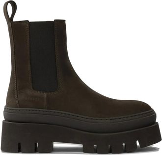 Copenhagen platform chelsea boots - women - Calf Leather/Calf Leather/Rubber - 41 - Brown