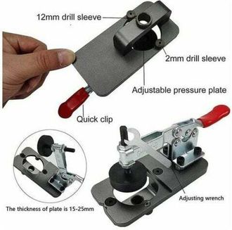 OEM Plantilla Para Taladrar Bisagras Ocultas De 35 Mm, Plantilla Para Taladrar Orificios Con Bisagras De Acero Inoxidable Estilo Copa