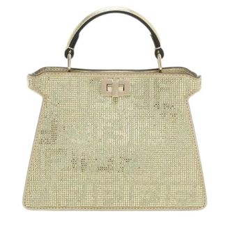 Fendi Pre-owned Peekaboo ISee U Petite - Dames - Vintage Mini Tas - Geel - ONE Size - Su&egrave;de - Vintage