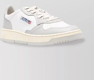 Autry two-tone calfskin sneakers for men