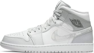 Nike Jordan Air Jordan 1 Mid Swoosh Logo - Grey Camo DC9035-100