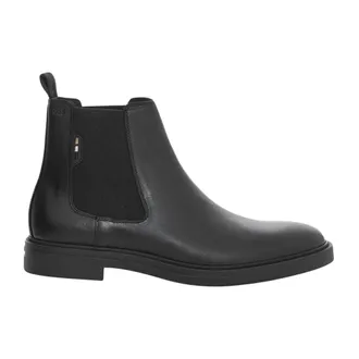 HUGO BOSS Schoenen, Heren, Zwart, 44 EU, Leer, Calev Chelsea Boot
